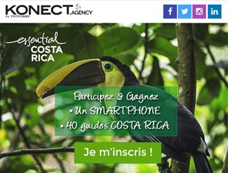 Le saviez-vous ? L’Office du Tourisme du Costa Rica fait son quiz avec PromoAGV