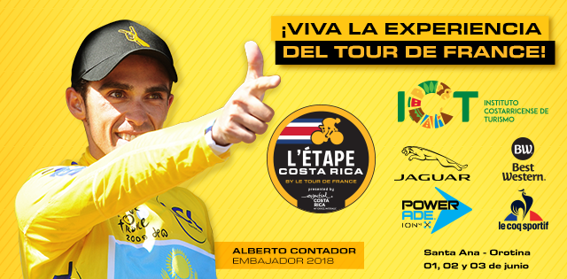 Alberto Contador embajador 2018 de La Etapa Costa Rica