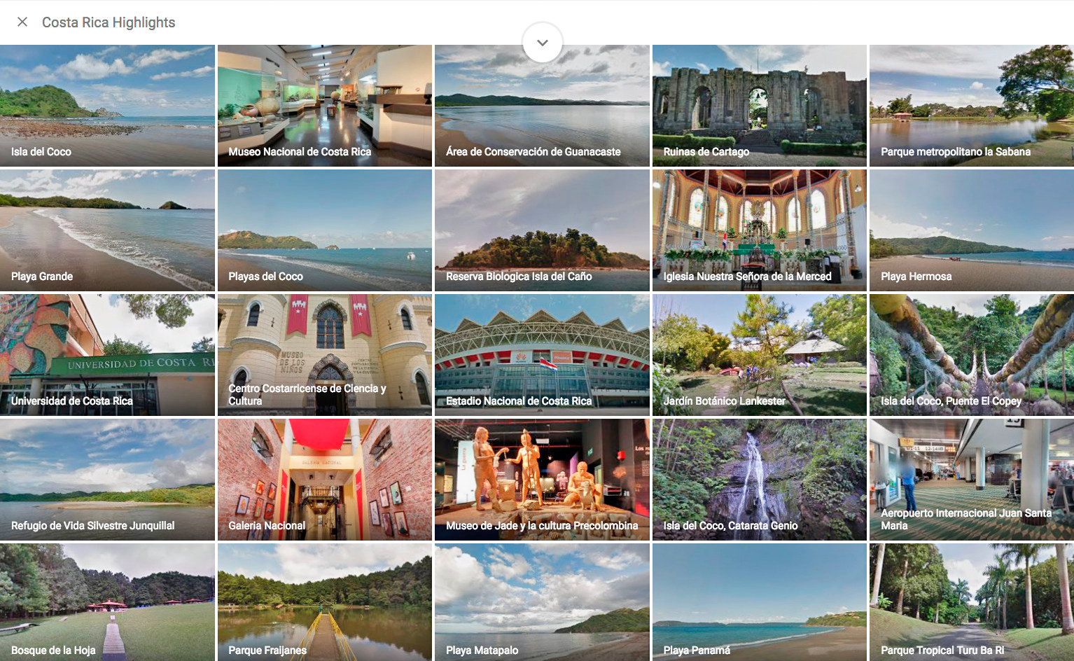 googlemaps_costarica Pura Vida University. Turismo de Costa Rica