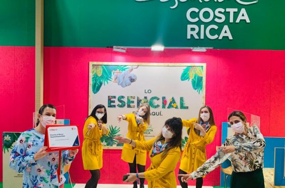 COSTA RICA RECIBE EL PREMIO  “STAND SOSTENIBLE” EN FITUR 2021