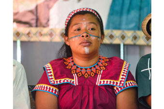 Nombran oficialmente a la primera mujer cacique en el territorio indígena del Alto Comte